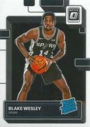 2022-23 Donruss Optic Base Set Blake Wesley #215 card
