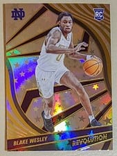 2022 Panini Chronicles Draft Picks Revolution Blake Wesley #28 card