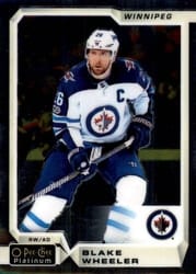 2018-19 O-Pee-Chee Platinum Base Set Blake Wheeler #19 card