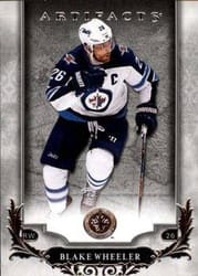 2018-19 Upper Deck Artifacts Base Set Blake Wheeler #13 card