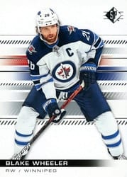 2019-20 SP Base Set Blake Wheeler #95 card