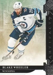 2019-20 Upper Deck Artifacts Base Set Blake Wheeler #93 card