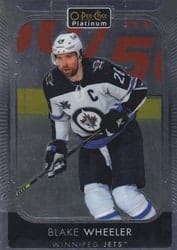 2021-22 O-Pee-Chee Platinum Base Set Blake Wheeler #160 card