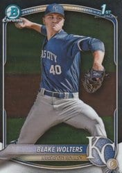 2025 Bowman Chrome Prospects Blake Wolters #BCP-76 card