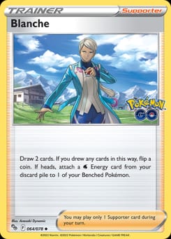 Pokémon GO Blanche #64 card
