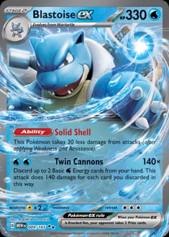 2023 151 Blastoise ex #9 card