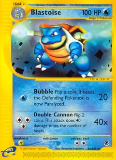 2002 Expedition Base Set Blastoise #36 card