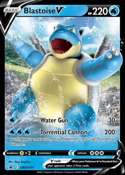 SWSH Black Star Promos Blastoise V #SWSH101 card