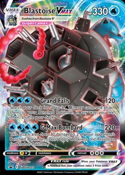 2019 SWSH Black Star Promos Blastoise VMAX #SWSH103 card