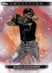 2024 Topps Inception Base Set Blaze Alexander #66 card