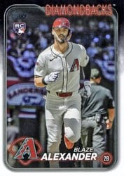 2024 Topps Update Base Set Blaze Alexander #US197 card