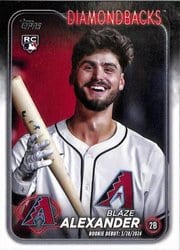 2024 Topps Update Base Set Blaze Alexander #US265 card