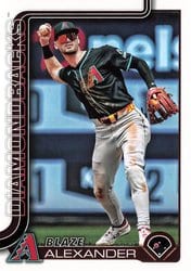 2025 Topps Base Set Blaze Alexander #499 card