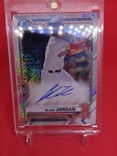 2021 Bowman Chrome Mega Box Mojo Autographs Blaze Jordan #BMA-BJ card