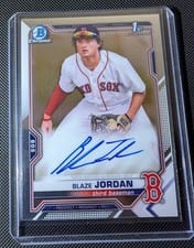2021 Bowman Chrome Prospect Autographs Blaze Jordan #CPA-BJ