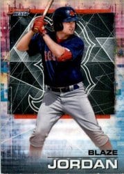 2021 Bowman's Best Base Set Blaze Jordan #22 card