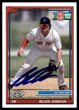 2021 Topps Pro Debut Autographs Blaze Jordan #PD-194 card