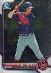 2022 Bowman Chrome Prospects Blaze Jordan #BCP-58 card