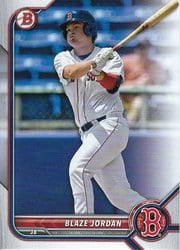 2022 Bowman Draft Base Set Blaze Jordan #BD-24 card