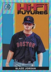 2022 Bowman Hi-Fi Futures Blaze Jordan #HIFI-16 card