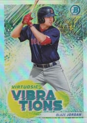2022 Bowman Virtuosic Vibrations Blaze Jordan #VV-10 card