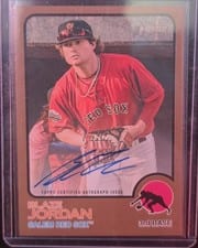 2022 Topps Heritage Minor League Real One Autographs Blaze Jordan #ROA-BJ card