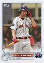 2022 Topps Pro Debut Base Set Blaze Jordan #PD-115 card