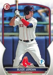 2023 Bowman 1st Edition Base Set Blaze Jordan #BPPF-101 card