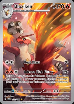 2025 Destined Rivals Blaziken #192 card