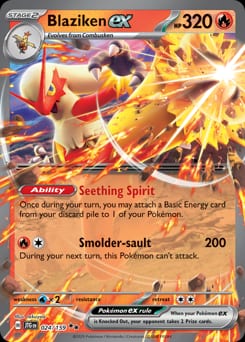 Journey Together Blaziken ex #24 card