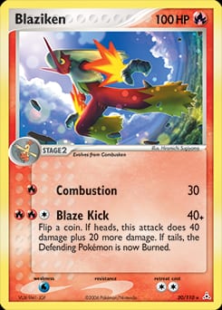 2006 Holon Phantoms Blaziken #20 card