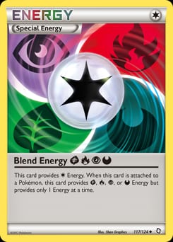 2012 Dragons Exalted Blend Energy GrassFirePsychicDarkness #117 card