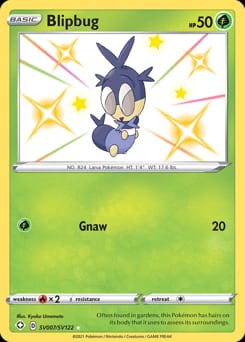 Shining Fates Shiny Vault Blipbug #SV007 card