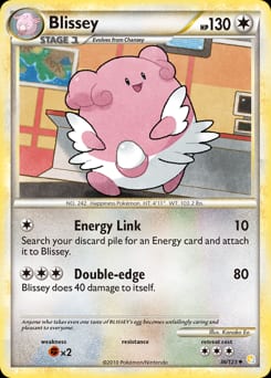 HeartGold & SoulSilver Blissey #36 card
