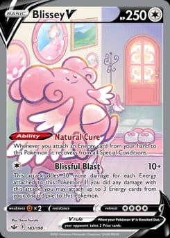 Chilling Reign Blissey V #183 card