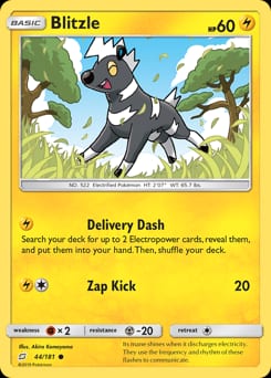 Team Up Blitzle #44 card