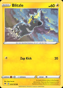 Vivid Voltage Blitzle #53 card