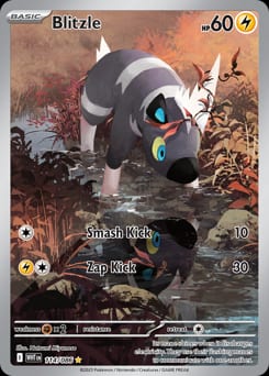White Flare Blitzle #114 card
