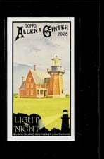 2025 Topps Allen & Ginter Light The Night (Minis) Block Island Southeast Lighthouse #LTN-10 card