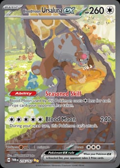 2024 Twilight Masquerade Bloodmoon Ursaluna ex #216 card