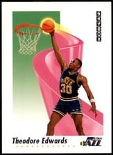 1991-92 SkyBox Base Set Blue Edwards #280 card