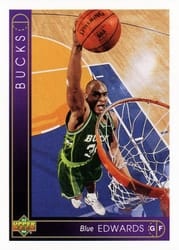 1993-94 Upper Deck Base Set Blue Edwards #61 card