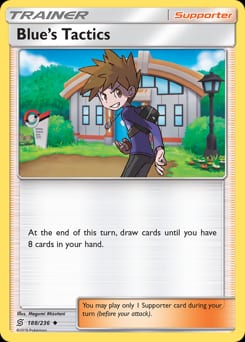 Unified Minds Blue's Tactics #188 card