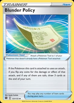 Brilliant Stars Blunder Policy #131 card