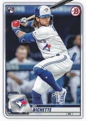 2020 Bowman Base Set Bo Bichette #52 card