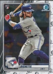 2020 Bowman Chrome Base Set Bo Bichette #50 card