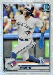 2020 Bowman Chrome Base Set Bo Bichette #50b card
