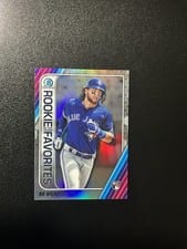 2020 Bowman Chrome Rookie of the Year Favorites Bo Bichette #ROYF-BB card