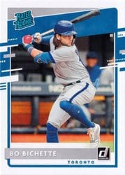 2020 Donruss Base Set Bo Bichette #37 card
