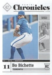 2020 Panini Chronicles Base Set Bo Bichette #31 card